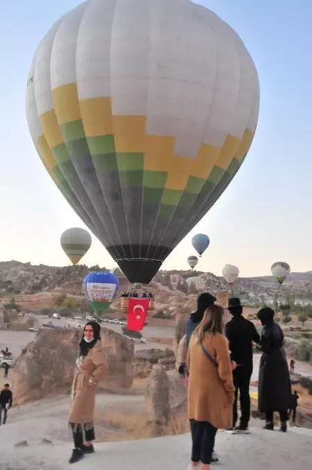 Kapadokya'ya 11 ayda 962 bin 124 ziyaretçi Kapadokya'ya 11 ayda 962 bin 124 ziyaretçi