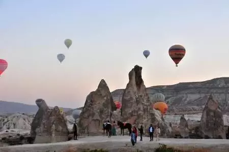 Kapadokya'ya 11 ayda 962 bin 124 ziyaretçi Kapadokya'ya 11 ayda 962 bin 124 ziyaretçi