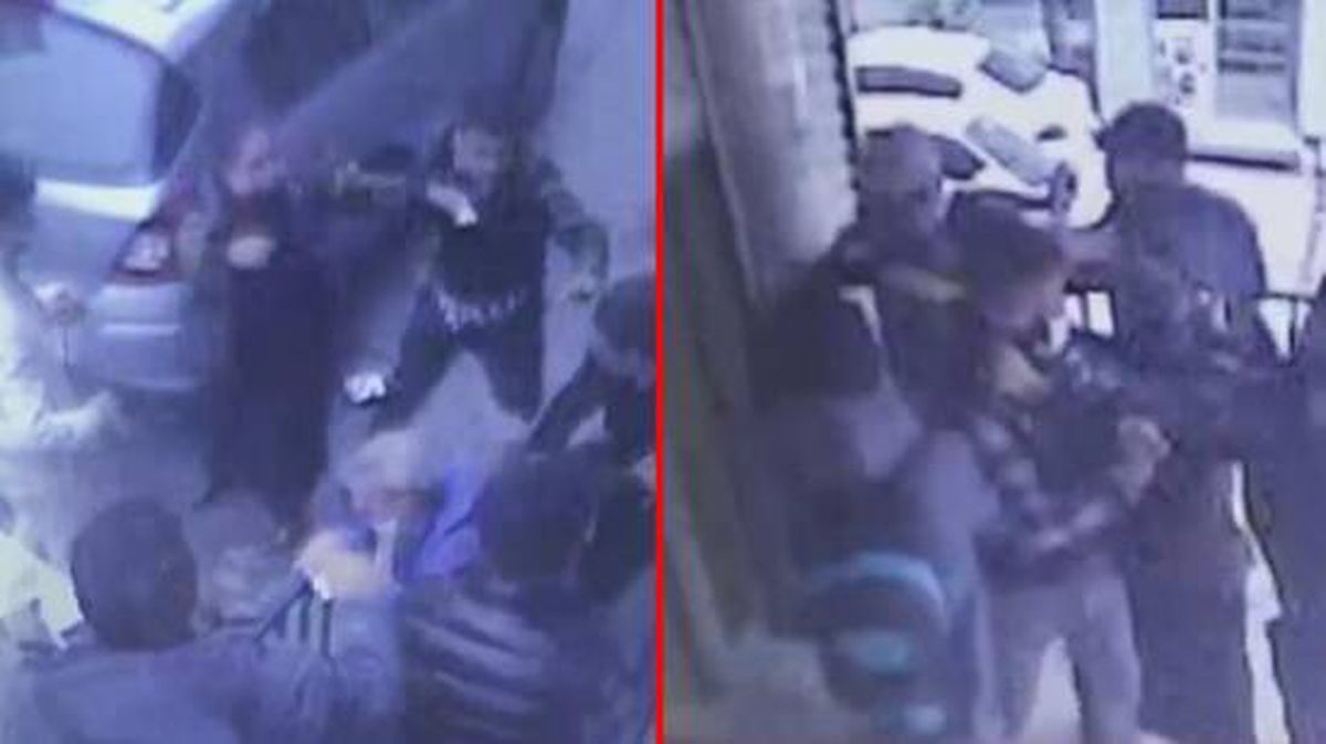 Kargoları gelmeyince şubeyi birbirine kattılar! PTT çalışanlarının darbedilme anı kamerada