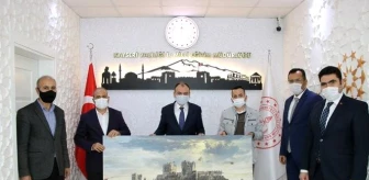 Okul müdürlerinden Çandıroğlu'na 'Hayırlı olsun' ziyareti