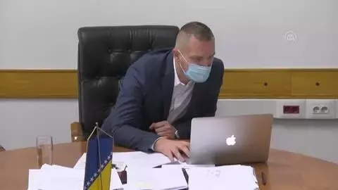 SARAYBOSNA - Bosna Hersek Adalet Bakanı Grubesa, AA'nın 'Yılın Fotoğrafları' oylamasına katıldı