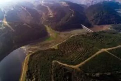 Alibeyköy Barajında korkutan görüntü Alibeyköy Barajında korkutan görüntü