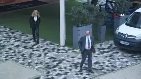 Başakşehir kafilesinin otelden çıkış görüntüleri Başakşehir kafilesinin otelden çıkış görüntüleri
