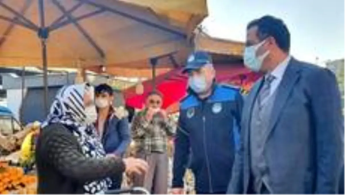 Çarşamba'da protokolden korona virüs denetimi