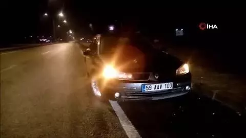 Kısıtlamada kaza yapan alkollü sürücünün ehliyetine el konuldu Kısıtlamada kaza yapan alkollü sürücünün ehliyetine el konuldu