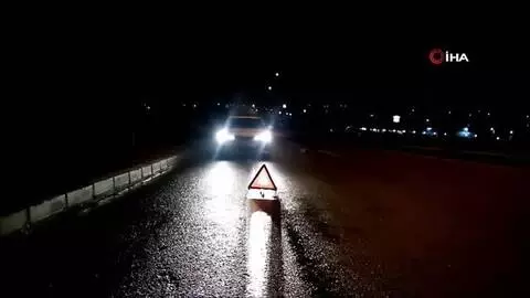 Kısıtlamada kaza yapan alkollü sürücünün ehliyetine el konuldu Kısıtlamada kaza yapan alkollü sürücünün ehliyetine el konuldu