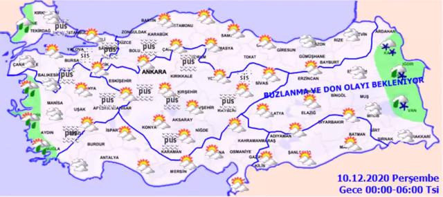 Meteoroloji'den Doğu Anadolu Bölgesi için kar uyarısı