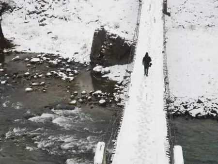 Tunceli'de 132 köy yolu kardan kapandı Tunceli'de 132 köy yolu kardan kapandı