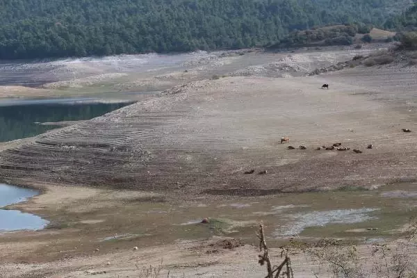 Çaygören Barajı'nda su seviyesi, yüzde 10'un altında