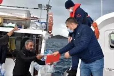 Muğla'da kaçak deniz patlıcanı avcılığına yönelik denetimler Muğla'da kaçak deniz patlıcanı avcılığına yönelik denetimler