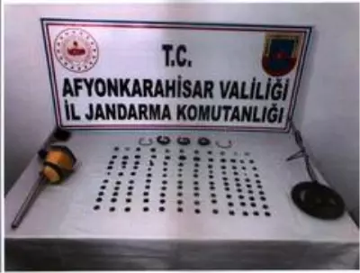 Afyonkarahisar'da tarihi eser operasyonunda 1 şüpheli yakalandı Afyonkarahisar'da tarihi eser operasyonunda 1 şüpheli yakalandı