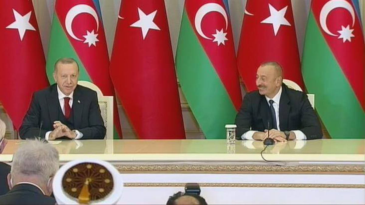 Erdoğan, Dağlık Karabağ'ı devlet olarak tanımak isteyen Fransa'ya tepki gösterdi! Aliyev kendini gülmekten alamadı