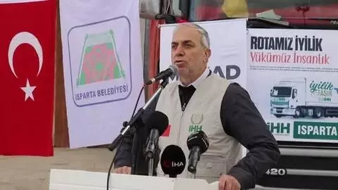 İHH'nin yardım tırları Suriye için yola çıktı