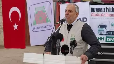 İHH'nin yardım tırları Suriye için yola çıktı