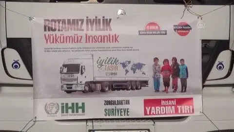 İHH Zonguldak'tan Suriye'deki ihtiyaç sahiplerine 28 ton kömür yardımı İHH Zonguldak'tan Suriye'deki ihtiyaç sahiplerine 28 ton kömür yardımı