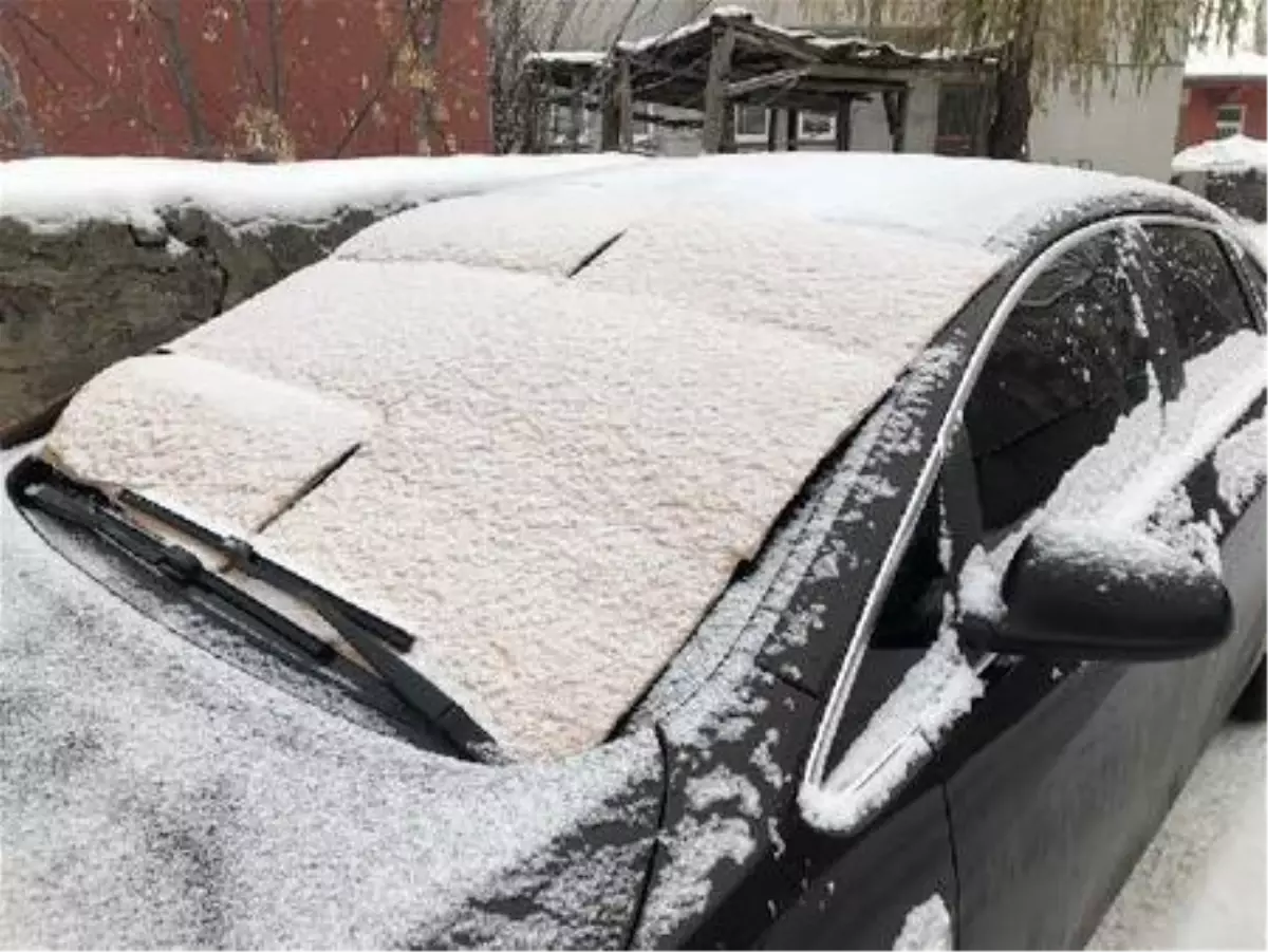 Kars'ta etkili kar yağışı