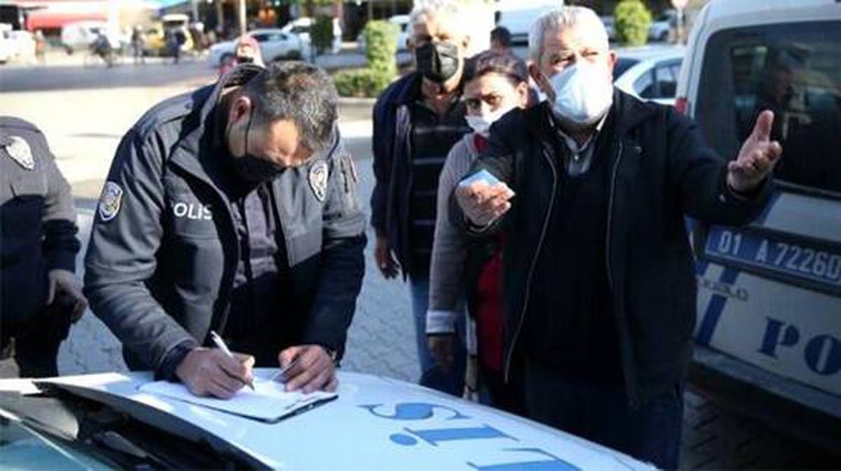 Maskesiz yakalanan sürücü, cezayı görünce babasının bile adını unuttu