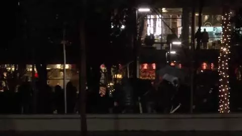 Polisten kaçarken ölen genç için düzenlenen gösteriye polis müdahalesi (2)