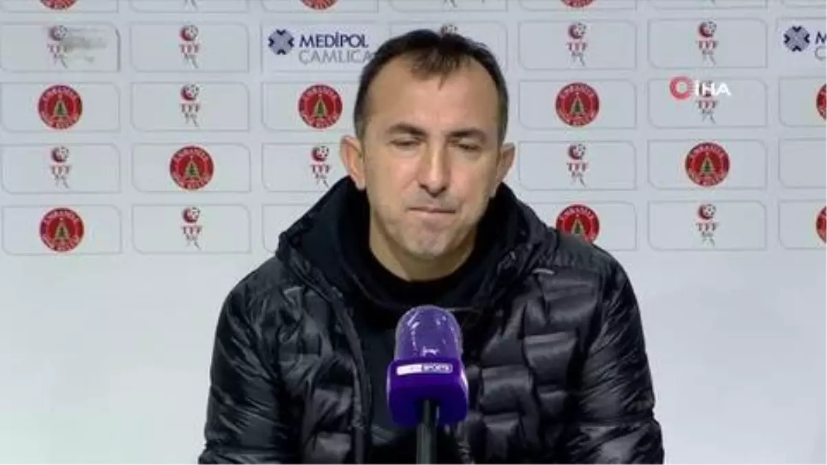 Ümraniyespor Teknik Direktörü Recep Uçar: 'Kopuk kopuk oynadık'