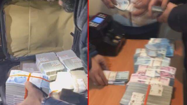 Ankara'da yasa dışı bahis operasyonunda 3 bavul içinde 5 milyon lira nakit para ele geçirildi