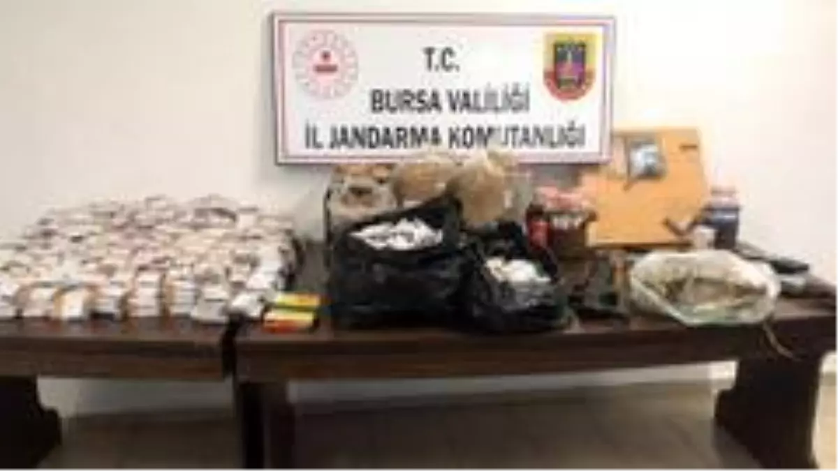 Bursa'da jandarma ekipleri uyuşturucuya geçit vermiyor