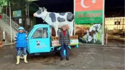 Çocuklar sütü sevsin diye bunu da yaptılar Çocuklar sütü sevsin diye bunu da yaptılar