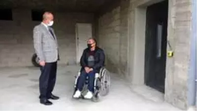 Son dakika genel: Çocuklarının yardımıyla dışarı çıkabilen engelliye asansör yapıldı Son dakika genel: Çocuklarının yardımıyla dışarı çıkabilen engelliye asansör yapıldı