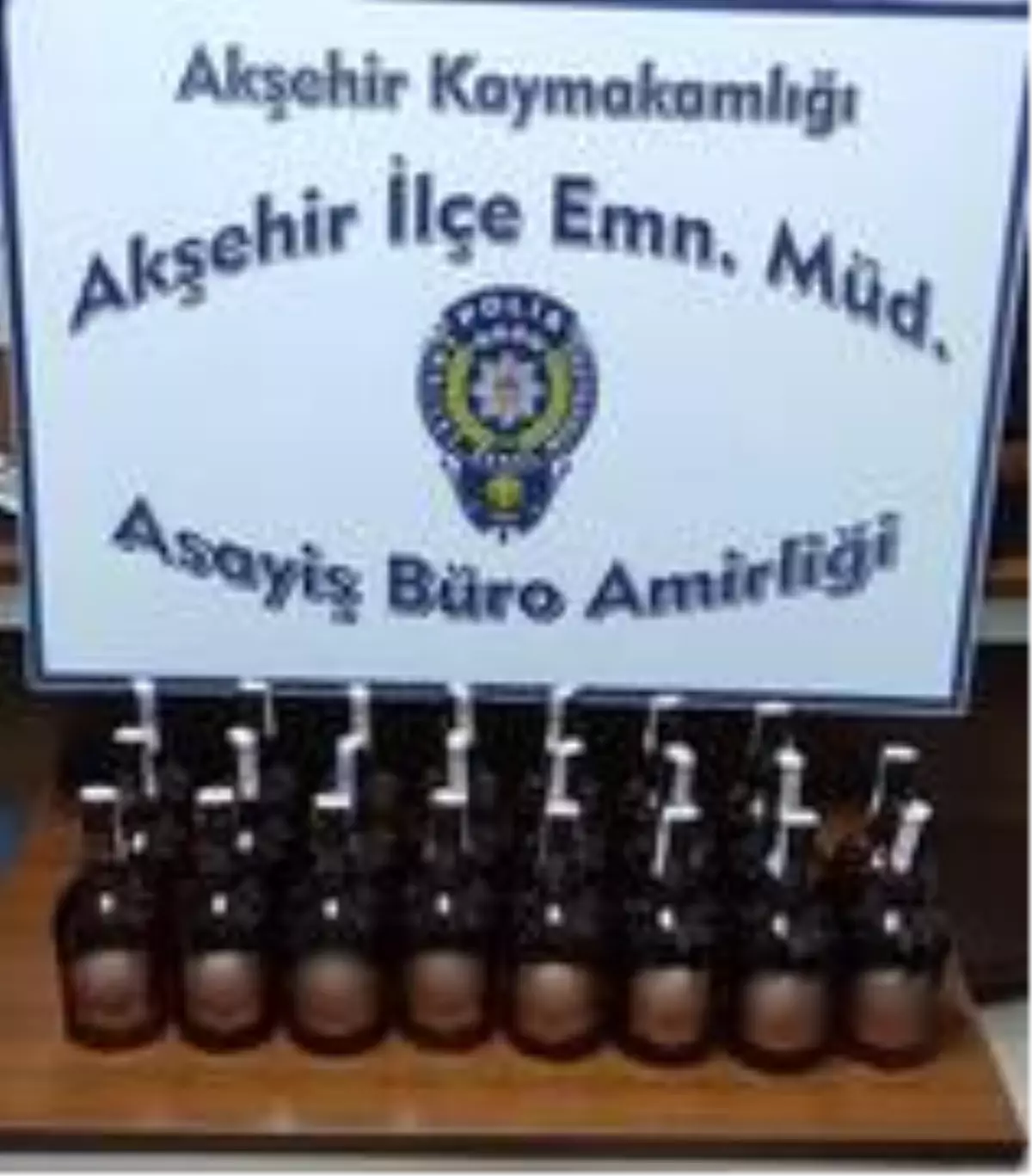 Akşehir'de kaçak içki ele geçirildi