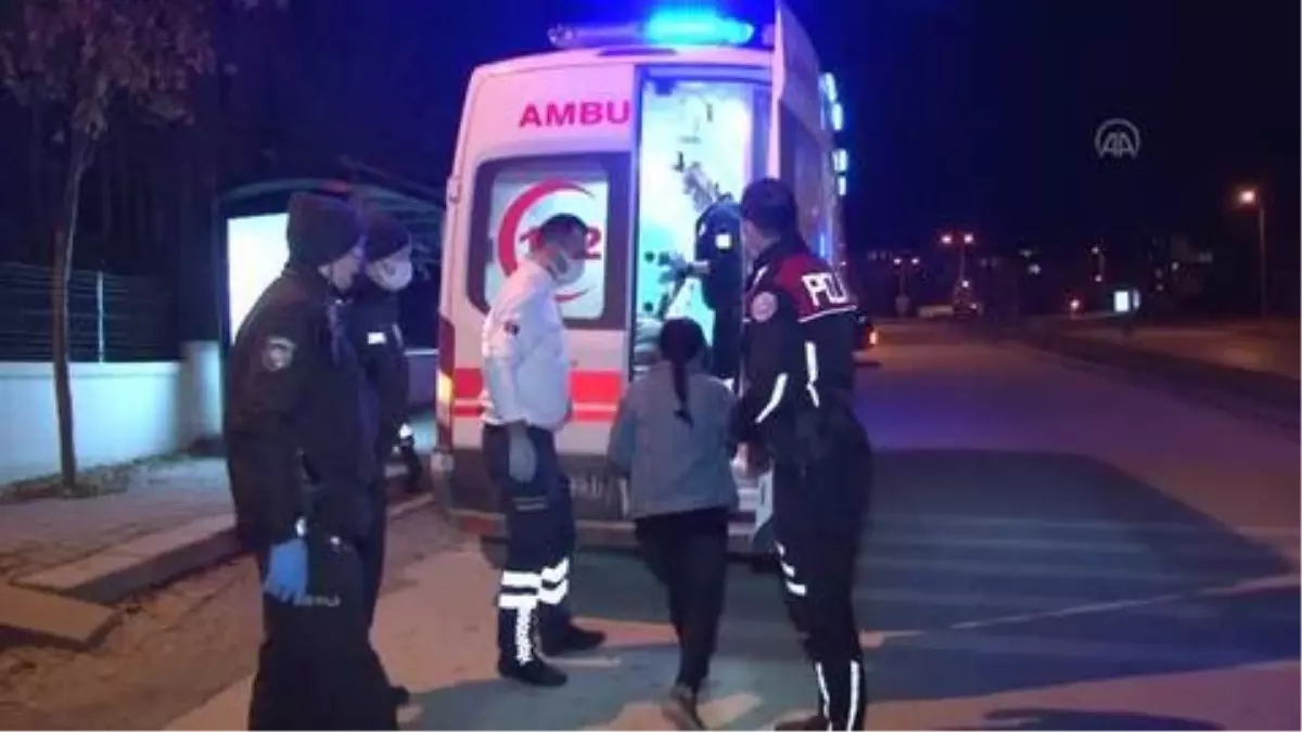 Denetlemeden kaçan alkollü sürücü motosikletli kuryeye çarptı