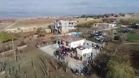 DİYARBAKIR - Çocuklar için köyde etkinlik yapıldı