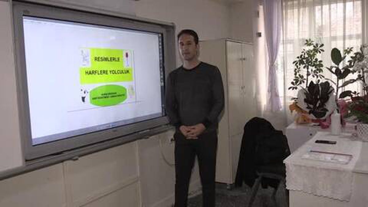 Öğrenciler 'Resimlerle Harflere Yolculuk' projesi sayesinde eğlenerek öğrenecek