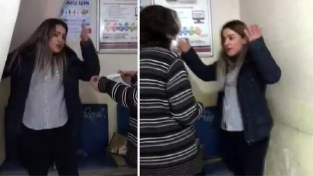 Polise demediğini bırakmadı! Maske takmayan kadının çileden çıkartan anları kamerada