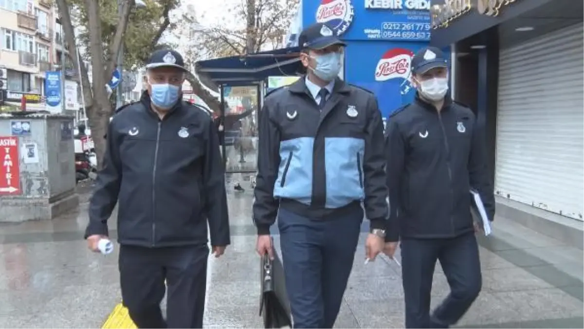 Zabıta ekipleri sokak kısıtlamasında da denetime devam etti