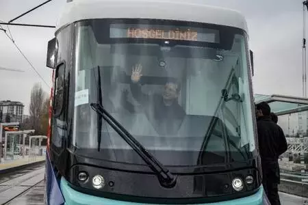İmamoğlu: Alibeyköy-Cibali tramvay hattı 1 Ocak'ta hizmete giriyor İmamoğlu: Alibeyköy-Cibali tramvay hattı 1 Ocak'ta hizmete giriyor