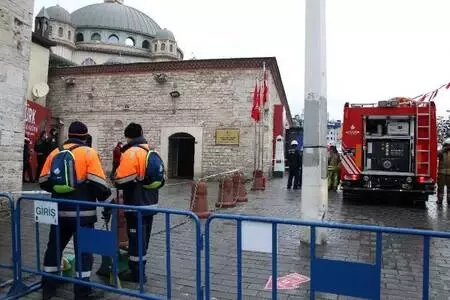 Son dakika haberi! Taksim'deki Cumhuriyet Sanat Galerisi'nde yangın