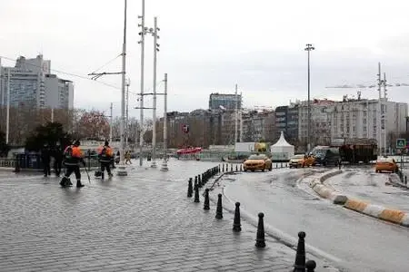 Taksim Meydanı boş kaldı