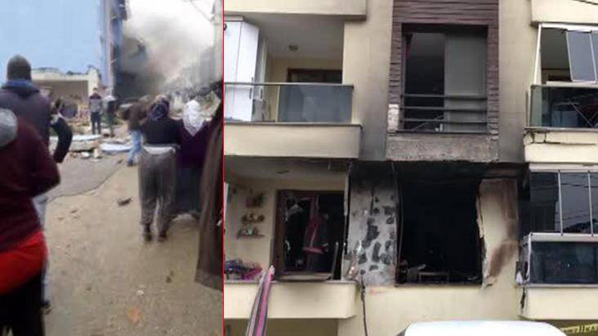 Uşak'ta 2 ayrı noktada doğalgaz patlaması! 5 vatandaşımız yaralandı