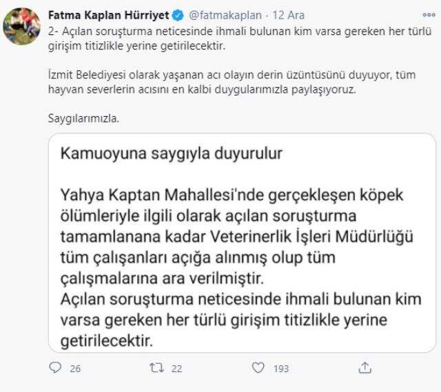 Uyuşturucu iğneyle öldürülen köpeklerin suçlusu belediye personeli çıktı! Çalışanlar açığa alındı Uyuşturucu iğneyle öldürülen köpeklerin suçlusu belediye personeli çıktı! Çalışanlar açığa alındı