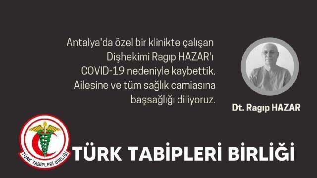 Bir günde 9 sağlık çalışanı koronavirüs nedeniyle hayatını kaybetti