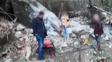 Bursa'da kaçak kazıya suçüstü; 3 gözaltı