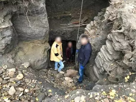 Bursa'da kaçak kazıya suçüstü; 3 gözaltı