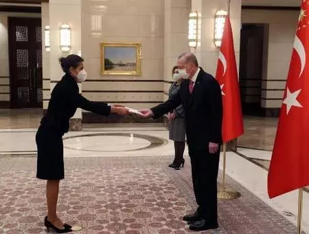 Cumhurbaşkanı Erdoğan, güven mektuplarını kabul etti Cumhurbaşkanı Erdoğan, güven mektuplarını kabul etti