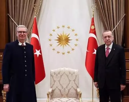 Cumhurbaşkanı Erdoğan, güven mektuplarını kabul etti Cumhurbaşkanı Erdoğan, güven mektuplarını kabul etti