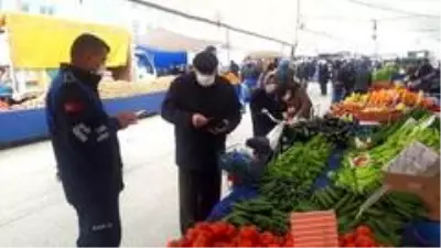 Ergene'de zabıtadan HES kodu denetimleri Ergene'de zabıtadan HES kodu denetimleri