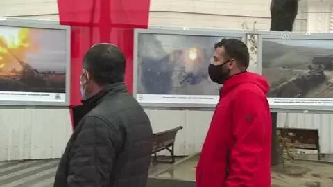 'Karabağ Azerbaycan'dır Zaferin Ardından' sergisi açıldı 'Karabağ Azerbaycan'dır Zaferin Ardından' sergisi açıldı