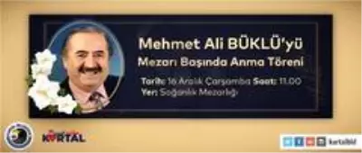 Mehmet Ali Büklü vefatının 25. yılında mezarı başında anılacak Mehmet Ali Büklü vefatının 25. yılında mezarı başında anılacak