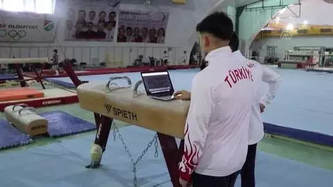 Milli cimnastikciler, AA'nın 'Yılın Fotoğrafları' oylamasına katıldı Milli cimnastikciler, AA'nın 'Yılın Fotoğrafları' oylamasına katıldı