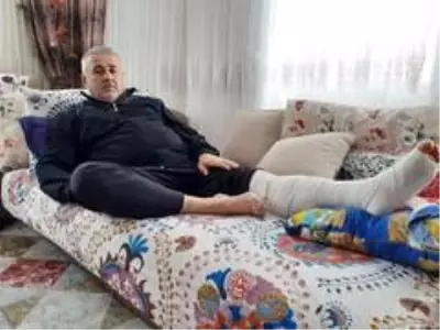 Motosikletlinin çarptığı adam 'özür' bekliyor Motosikletlinin çarptığı adam 'özür' bekliyor