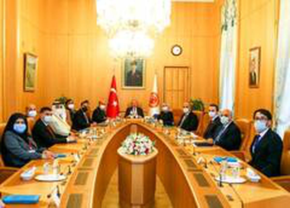 TBMM Başkanı Mustafa Şentoph, APA Başkanlık divanı üyelerini kabul etti