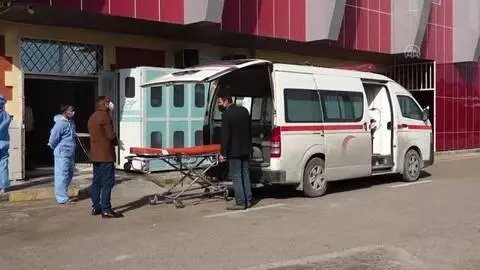 Son dakika... AA ekibi, Bağdat'ta karantina hastanesini görüntüledi